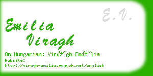 emilia viragh business card